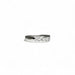 Bague 54 Demie alliance en or blanc sertie de diamants 58 Facettes