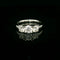 Bague White gold diamond Trilogy ring 58 Facettes