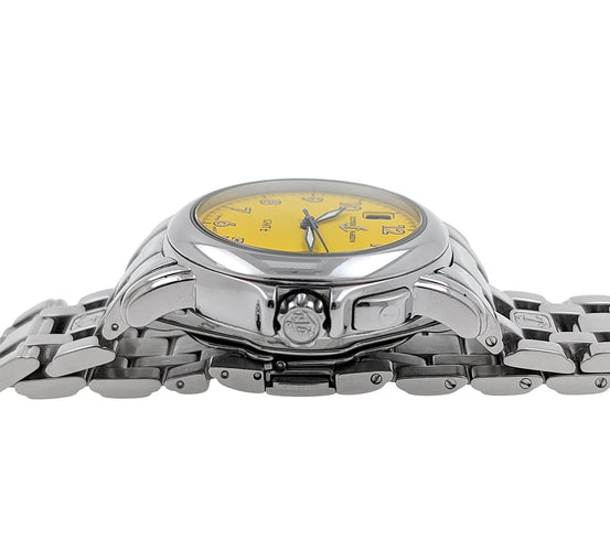 Montre Ulysse Nardin San Marco GMT + Dual Time Date 203-22 Stainless Steel Yellow Dial Automatic 58 Facettes