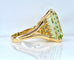 Bague en or jaune et béryl vert 20 carats