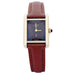 Montre Montre Cartier "Tank Must" argent plaqué or, cadran laqué marron. 58 Facettes 33753