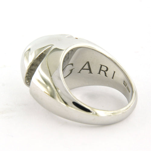 Bague 51 BULGARI - Bague en or blanc sertie de diamants taille brillant 58 Facettes