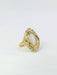 Bague 53 Bague marquise or jaune opale diamants 58 Facettes J393