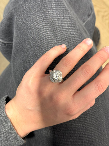 "Jupe" ring circa 1960 58 Facettes