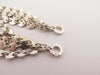 Collier collier HERMES confettis 5 rangs en argent massif 58 Facettes 259934