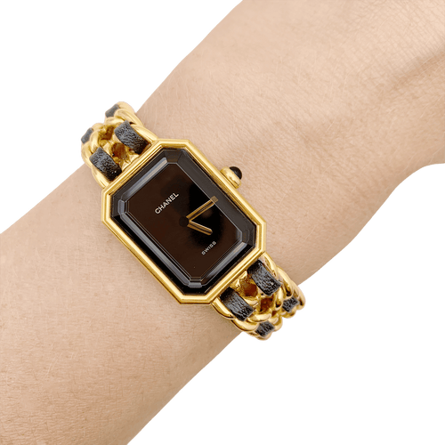 Montre Montre Chanel, "Première", plaqué or. 58 Facettes 34659