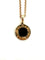 Collier BVLGARI. Collection "BVLGARI-BVLGARI", Collier or rose et onyx 58 Facettes