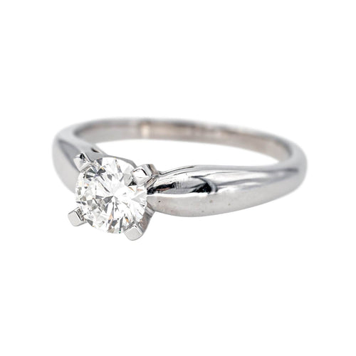 Bague 48 Bague  Solitaire Platine Diamant 58 Facettes 4387221CN