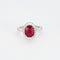 Bague rubis et diamants 58 Facettes
