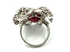 Bague 60 GILBERT ALBERT. Bague argent et billes interchangeables 58 Facettes