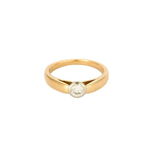 Bague 59 Bague Solitaire Diamant 0.40ct 58 Facettes LP1239/12