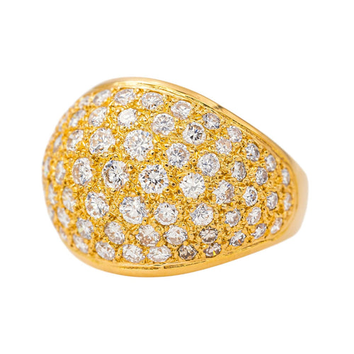 Bague 55 Bague  Cocktail  Or jaune Diamant 58 Facettes 4410633CN