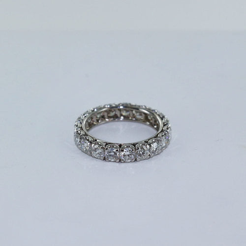 Bague 51 Alliance tour complet diamants 58 Facettes