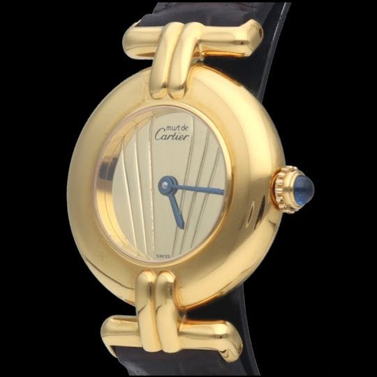 Montre Cartier Montre Must De Cartier Vermeil 58 Facettes MT39178