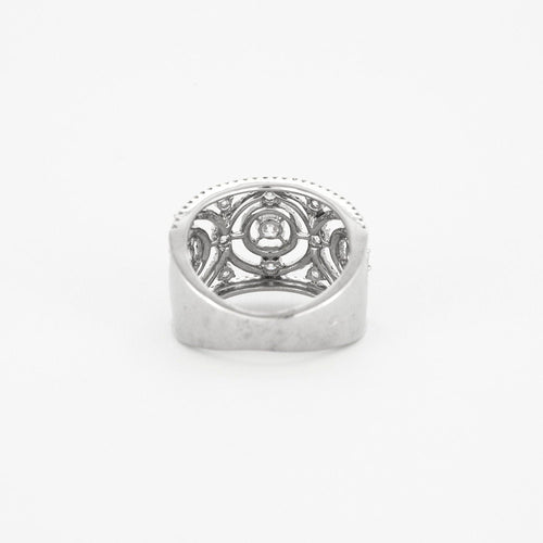 Bague Bague or blanc diamants 58 Facettes LP32