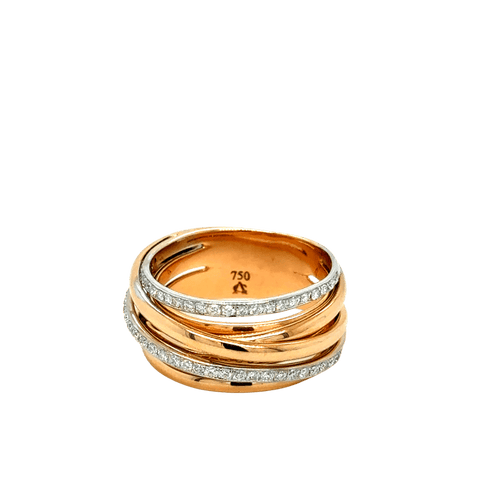 Bague 56 Bague Or Rose et Diamants 58 Facettes 1.0000227/4