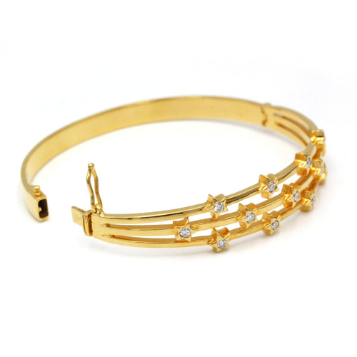 Bracelet Bracelet rigide - Or & Diamants 58 Facettes 250127R