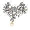Broche Grâce géorgienne : broche en diamants et perles, vers 1740 58 Facettes 20169-0046