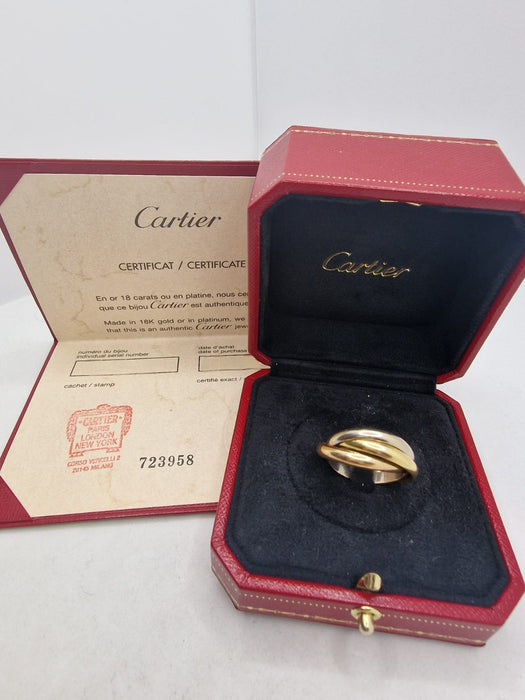 Bague 58.5 CARTIER - Bague Trinity 58 Facettes