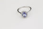 Bague 56 Bague Tanzanite Diamants 58 Facettes