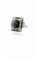 Bague 51 Bague ancienne en platine diamants et saphirs 58 Facettes