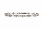 Bracelet Bracelet contemporain serti de diamants taille brillant en or blanc 18 carats 58 Facettes B777