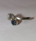 Bague Bague Duo Toi Et Moi Or Gris Saphir Diamant 58 Facettes 583
