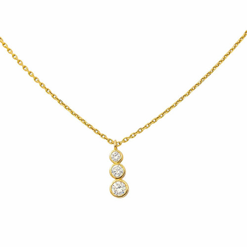Collier Collier Pendentif Or jaune Diamant 58 Facettes 4688975CN