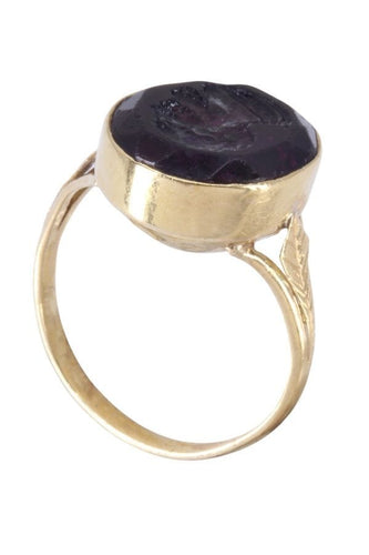 BAGUE ANCIENNE INTAILLE 58 Facettes 095611