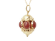 Pendentif Pendentif breloque en or jaune et cormalines 58 Facettes 33337