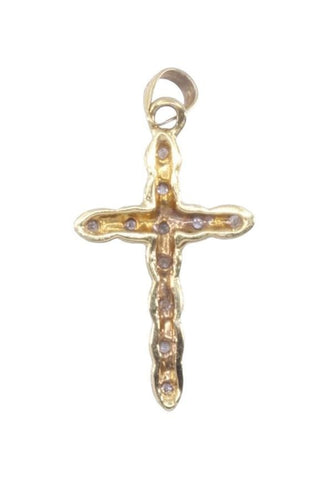 Pendentif Pendentif croix diamantée 58 Facettes 084871