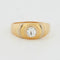 Bague 61 Bague or jaune et diamant taille ancienne 58 Facettes RÉF 12112/08