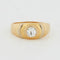 Bague 61 Bague Or Jaune avec Diamant taille ancienne 58 Facettes RÉF 12112/08