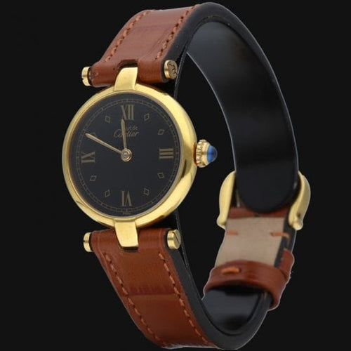 Montre Cartier Montre Must De Cartier Vermeil 58 Facettes MT41234