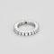 Bague 53 Bague souple en or blanc et diamants 58 Facettes JRW0022-53