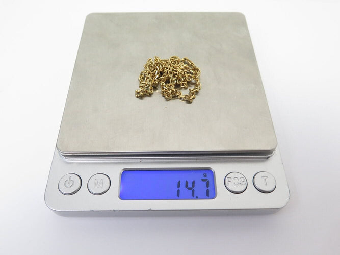 Collier collier chaine mailles forcat t 55 cm en or jaune 18k 14gr 58 Facettes 271651