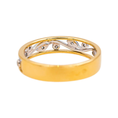 Bague 51 Bague Or jaune, Or blanc Diamant 58 Facettes 4870284CN