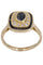 Bague 56 BAGUE STYLE ART DECO SAPHIRS ET DIAMANTS 58 Facettes 083481