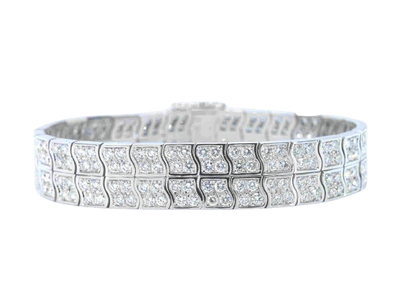 Bracelet Piaget - Bracelet en or 18k avec diamants taille brillant 10,06 ct 58 Facettes 3139