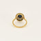 Bague 51 Bague en or jaune, or blanc, saphir et diamants 58 Facettes VAN0130
