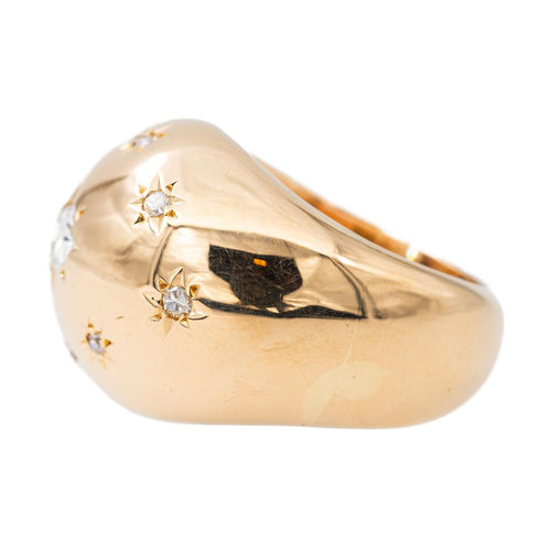 Bague 47.5 Bague Bombée Or rose Diamant 58 Facettes 2722622CN