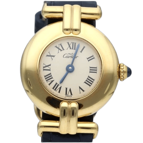 Montre Cartier Montre Colisée Must De Cartier Vermeil 58 Facettes MT44863