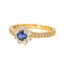 Bague 51 Tiffany&Co Bague Marguerite   Or jaune Saphir, Diamant 58 Facettes 4564998CN