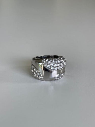 Bague 49 CARTIER - Bague Nouvelle Vague, diamants et or gris 58 Facettes