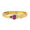 Bracelet Bracelet  Jonc Or jaune Rubis, Saphir, Diamant 58 Facettes 4423005CN