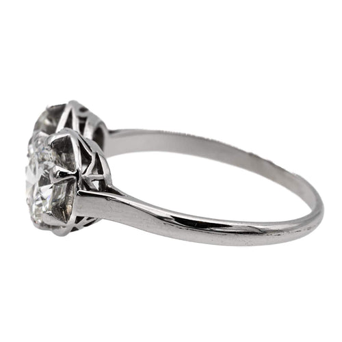 Bague 53 Bague Toi et Moi Platine Diamant 58 Facettes 2735890CN