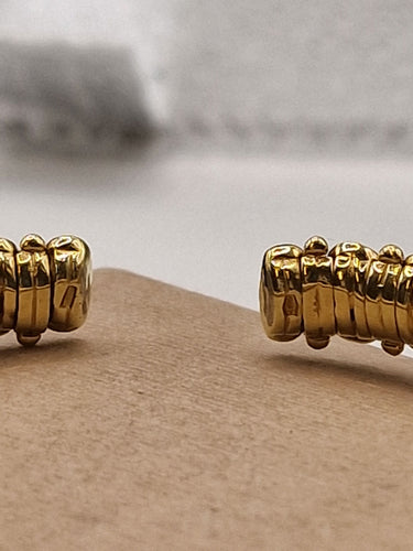 Bracelet Bracelet vintage émail vert en or blanc et jaune 18 kt et diamants 58 Facettes