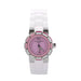 Montre CHAUMET - Montre Class One rose avec diamants et caoutchouc blanc 58 Facettes 56984