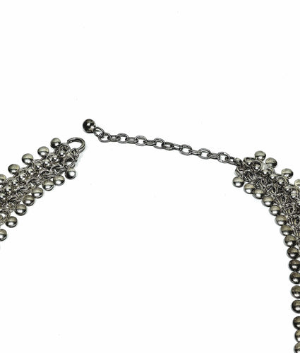 Collier Collier à motif de boules en argent 58 Facettes