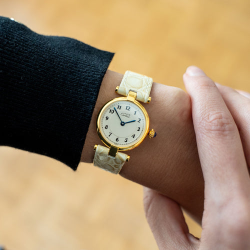 Bracelet CARTIER - Must Vendôme - Cadran breguet ivoire - SM 58 Facettes
